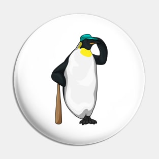 Penguin Baseball Baseball bat Pin