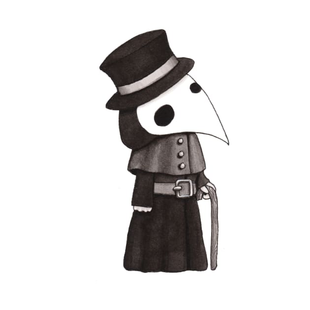 The Plague Doctor by Marcies Art Place