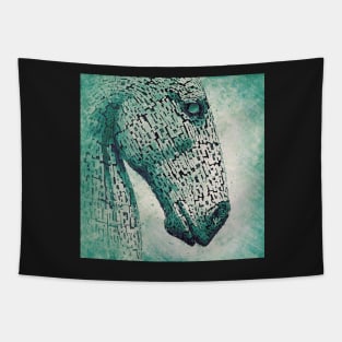 Kelpies in the Rain Tapestry