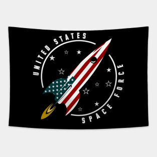 Space Force Vintage T-shirt, Trending Trump tshirt Tapestry