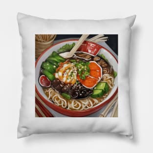 Ramen Vintage Japan Hiragana Japanese Katakana Pillow