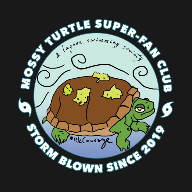 Mossy Turtle Super-Fan Club (& Lagoon Swimming Society) by Nick Courage HQ