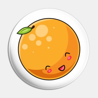 Kawaii orange fruit Pin