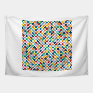 Color Block Zoom Rainbow Tapestry