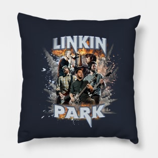 Linkin park t shirt design Pillow