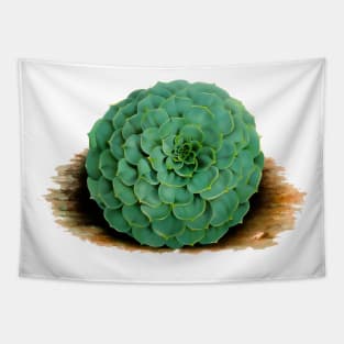 green flower Tapestry