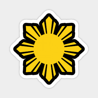 Filipino Sun and Stars Pinoy decal Magnet