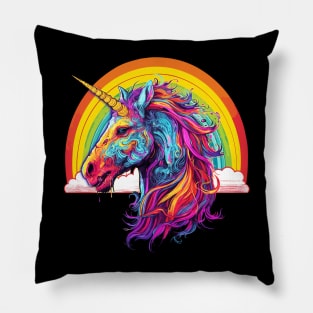 Evil Unicorn Pillow