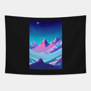 Icy Mountains Tapestry