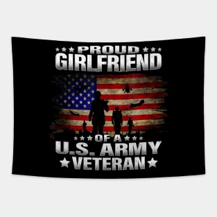 Proud Girlfriend Of A US Army Veteran Tapestry