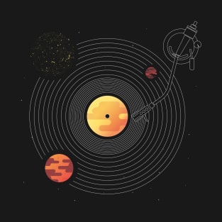 Solar system turntable T-Shirt