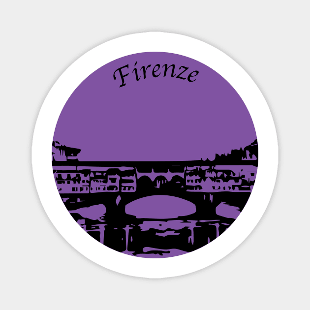 Ponte Vecchio, Florence, Italy Magnet by NickiPostsStuff