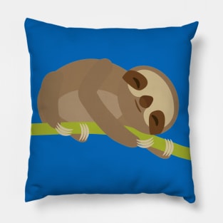 sleeping sloth, sleep all day, sleep all night Pillow