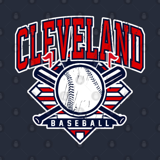 Vintage Cleveland Baseball by funandgames