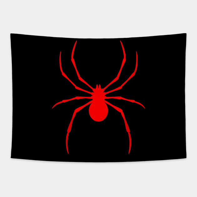 Radioactive Spider Red Logo Tapestry by IORS