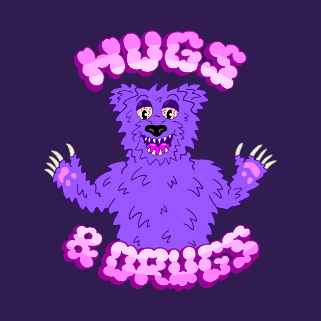 HUGS & DRUGS by andewhallart