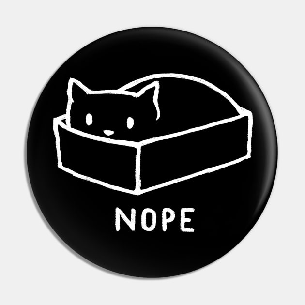 Nope Cat Pin by FoxShiver