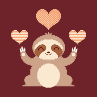 Stitched Sloth T-Shirt