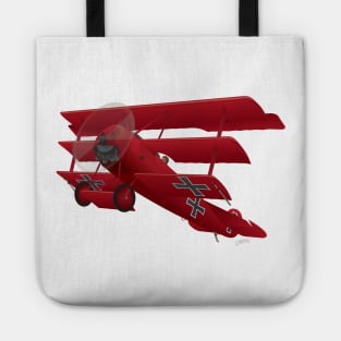 DR-1 Red Baron Triplane WWI Warbird Tote