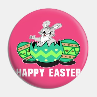 happy Easter bunny Pin