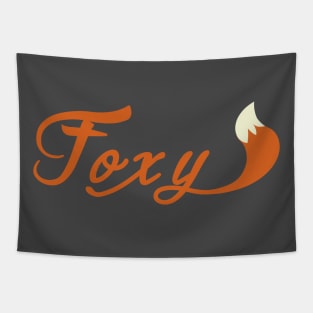 Seductive Foxy shirt with fox tail Tapestry