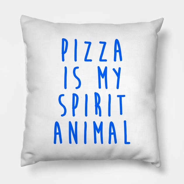 Pizza Is My Spirit Animal Pillow by hothippo