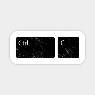 Copy Ctrl-C Ctrl-V Funny Copy Paste Matching For Coworkers Magnet