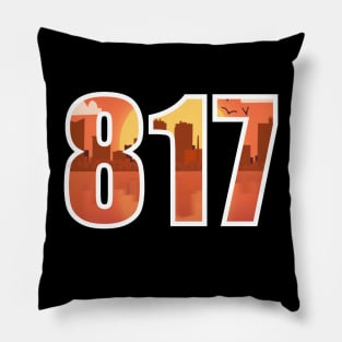 Area Code 817 Pillow