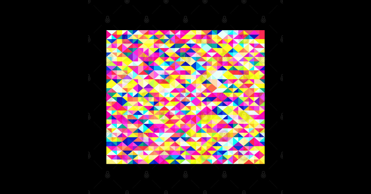 Abstract Geometric Pattern - Abstract Geometric Pattern - Sticker ...