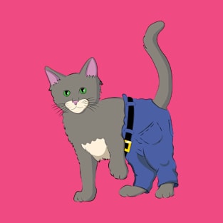 Blue Jeans Cat T-Shirt