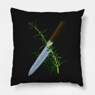 Japanese Knife in Herbs Pillow