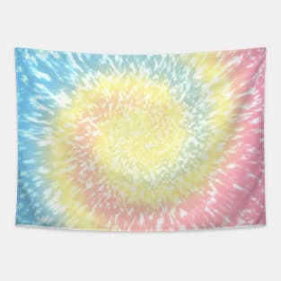 Pastel Tie Dye Hippie Swirl Tapestry