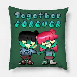 Together Forever - Zombie Couple Pillow