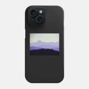 Purple Mountains Phone Case