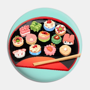 Assorted Sushi Dessert Pin