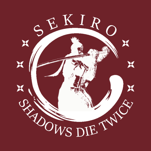 Sekiro Shadows Die Twice Enso Shinobi Emblem White by StebopDesigns