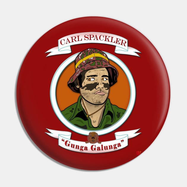 Caddyshack - Carl Spackler Pin by MonkeyBubble