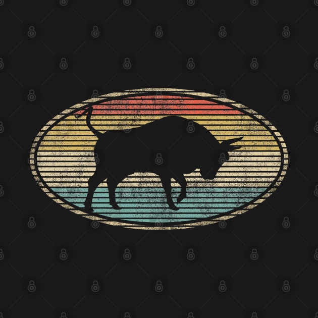 Bull Lovers, Funny Vintage Animal Lovers Design by FromHamburg