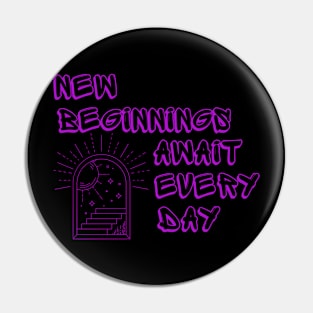 New beginning Pin