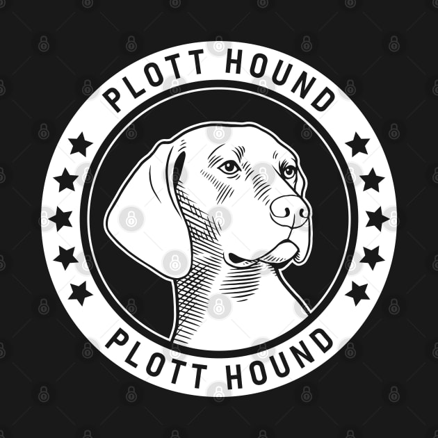 Plott Hound Dog Portrait by millersye