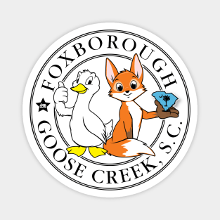 Foxborough Base Logo. V3 Magnet