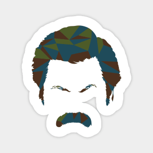 Ron Swanson Mustache Graphic Magnet