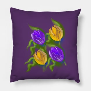 SPRING TULIPS Pillow