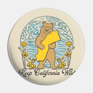 Keep California Wild Pin