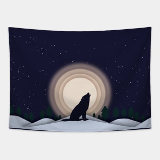 Lone Wolf Tapestry