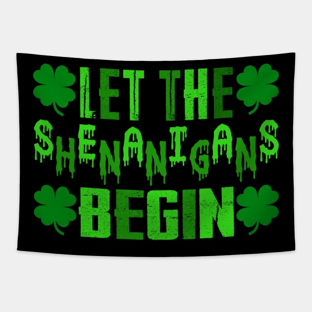 Let The Shenanigans Begin Tapestry by hamada_pop