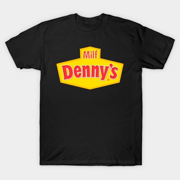 Milf Denny's Colorized T Shirt 100% Cotton Milf Dennys Femboy Hooters Goth  Ihop Milf Uniform Dennys Uniform Femboy Uniform