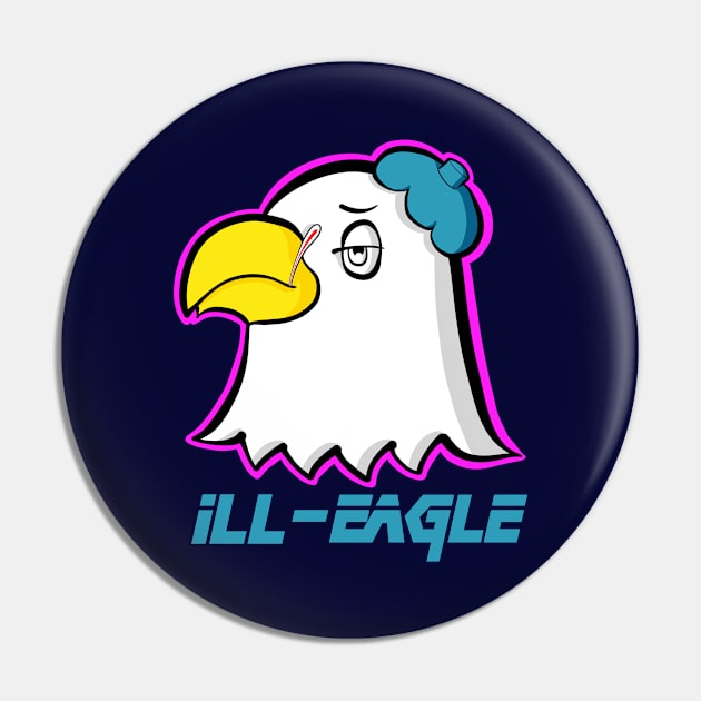 Ill-Eagle Pin by Art by Nabes