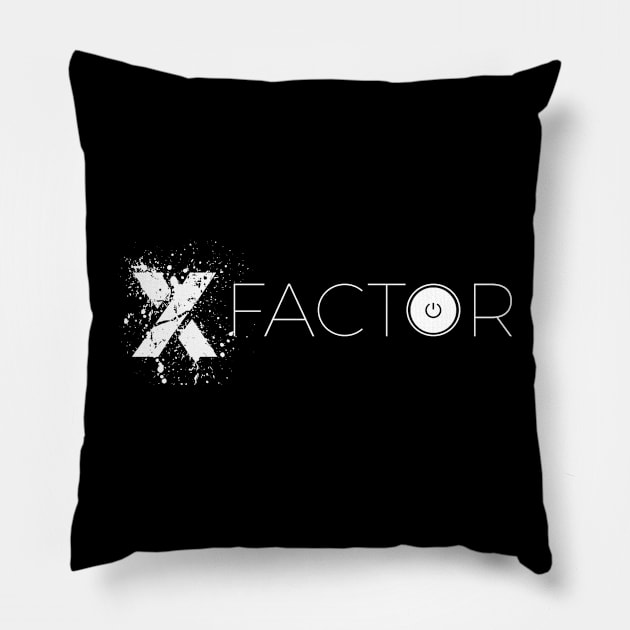 X-Factor White Pillow by X-Factor EDU