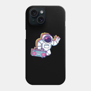 Astronaut Boombox | Radio Space Music Phone Case